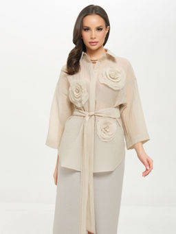 Блузка с поясом