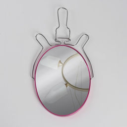 Зеркало складное-подвесное, двустороннее, с увеличением, зеркальная поверхность 14 × 18,5 см, МИКС