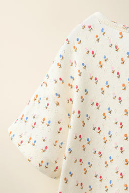 CAMISETA POINTELLE TULIPANES CREATED BY CARAMEL LONDON X ZARA / Estampado  фото 4