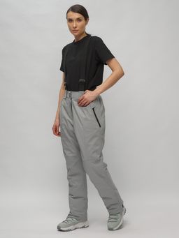 Горнолыжный костюм женский большого размера розового цвета 02272-1R