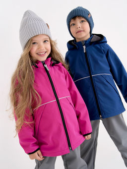 Куртка Softshell демисезонная Фуксия - Bungly фото 12