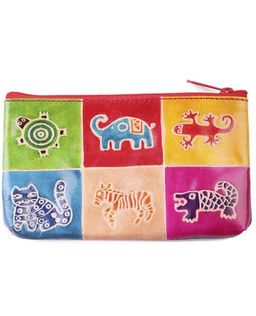 Кошелек под мелочь ручной принт №0606/1 уп/3шт - Ганг фото 4