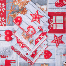 Набор столового белья Чудеса Набор столового белья Чудеса СБ.135.180/Скатерть: 1шт.-180*145; Салфетка: 6шт-35*35 Наборы столового белья из рогожки - Арт дизайн фото 2