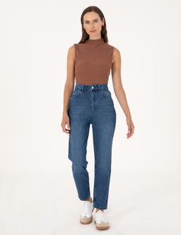 A__k Mavi Mom High Waist Fit Jean Pantolon