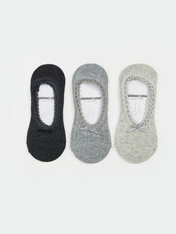 Kurdele Detayl? Kad?n Babet ?orap 3l?