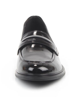 03-DCO142-2 BLACK Лоферы женские (натуральная кожа)