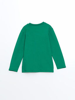 Bisiklet Yaka Y?lba?? Temal? Erkek Bebek Ti??rt