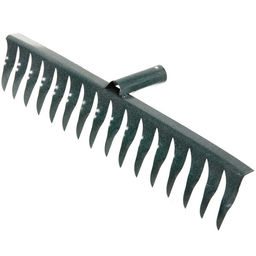 Цена за 3 шт. Грабли витые 16 зубьев металлические узкий шаг d30мм 350*70мм