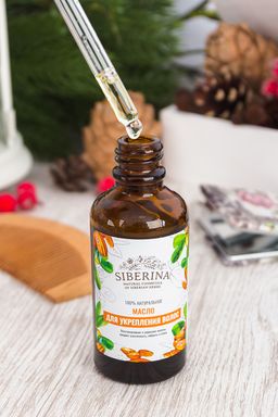 Масло Для укрепления волос - Siberina фото 4