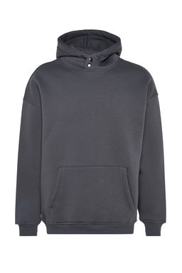 Antrasit Kapusonlu Yakas? C?tc?tl? Basic Oversize/Genis Kesim Ici Polar Sweatshirt TMNAW24SW00043 - Trendyolmilla фото 6