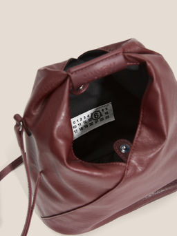 Женская сумка с ручкой MM6 MAISON MARGIELA Japanese Crossbody Bag Артикул 4670234, коричнево-бордовый - Valentino фото 4