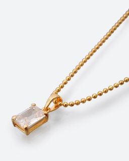 Diamantaire. Кулон с цирконом на цепочке