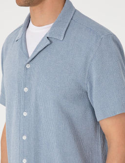 Lacivert Comfort Fit K_sa Kollu G_mlek - Pierre cardin фото 7