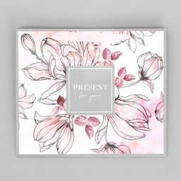 Цена за 2 шт. Пакет подарочный ламинированный, упаковка, «Present for you», ML 27×23×11.5 см