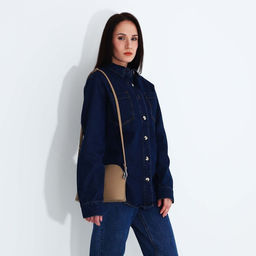 Сумка женская через плечо TEXTURA, маленький размер, цвет бежевый  фото 9