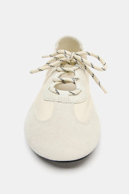 BAILARINA DEPORTIVA COMBINADA / Blanco - Zara фото 3