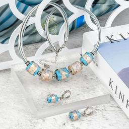 Серьги из муранского стекла PAPILLONS LS3532