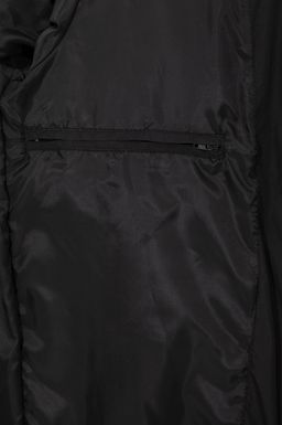U. S. Polo Assn / Мужская черная кожаная куртка-пальто - U.s. polo assn фото 7