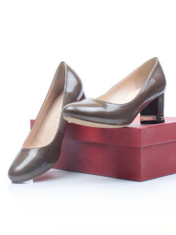 06-44-839 KHAKI Туфли женские (натуральная кожа)