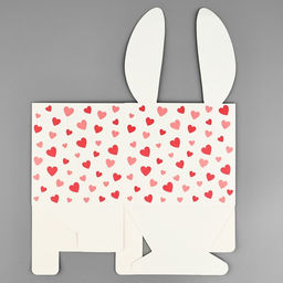 Цена за 2 шт. Коробки для мини букетов «Зайка», 12 х 20 х 10 см