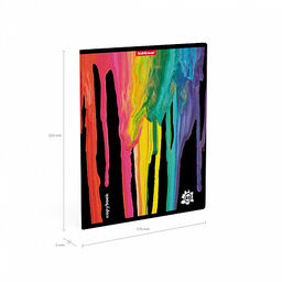 Цена за 5 шт. Тетрадь общая ученическая ErichKrause Color Drips, 48 листов, клетка, выборочный УФ-лак  фото 4