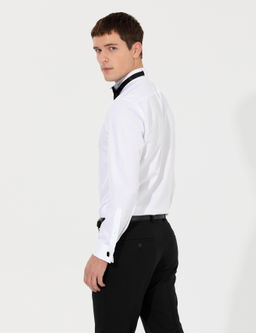 Beyaz Slim Fit Smokin G_mlek - Pierre cardin фото 5