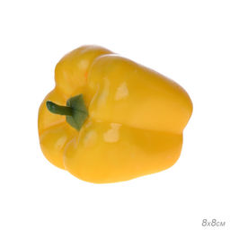 Цена за 1 шт. Муляж Перец желтый 8 см / 33-26 /уп 150/