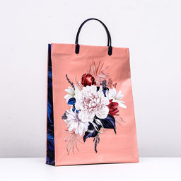 Цена за 5 шт. Пакет Цветущее Настроение, мягкий пластик, 40 х 30 х 9 см, 140 мкм