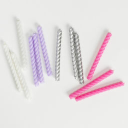 Цена за 3 шт. Набор свечей для торта С Днем Рождения, 12 штук, Минни и Единорог - Disney фото 2