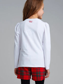 42321015 Фуфайка для девочек (футболка с длинными рукавами)