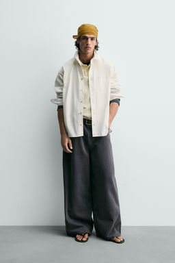 Рубашка Relaxed Fit белая