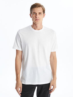 Bisiklet Yaka Penye Erkek Ti??rt