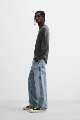 CARPENTER STRAIGHT-LEG JEANS - Zara фото 4