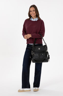 Kad_n Siyah _anta Sepette S_rpriz _ndirim