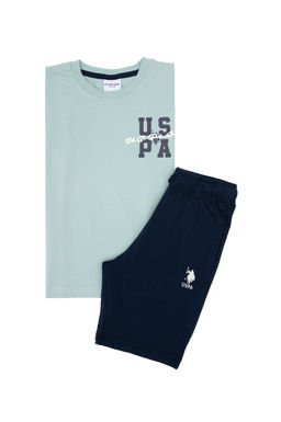 Erkek _ocuk Su Ye_ili Pijama Tak_m_ Sepette S_rpriz _ndirim