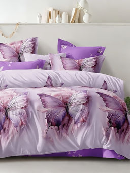 Постельное белье поплин эксклюзив на молнии - Эрифанис Семейный (нав.70х70)