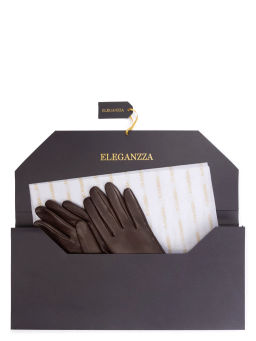 Перчатки женские ш+каш. F-IS5500 d.brown - Eleganzza фото 12