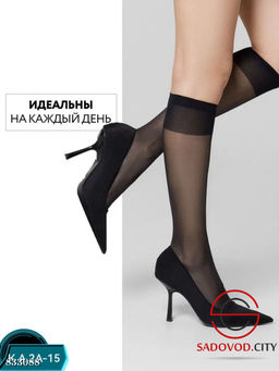 Капроновые гольфы с резинкой - Bruno фото 3