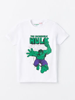 Bisiklet Yaka Hulk Bask?l? K?sa Kollu Erkek ?ocuk ?ortlu Pijama Tak?m? - Waikiki фото 2