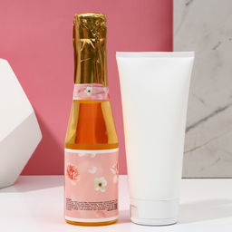 Подарочный набор Ты совершенна!, гель для душа шампанское 250 мл и крем для тела 200 мл, Чистое счастье  фото 3