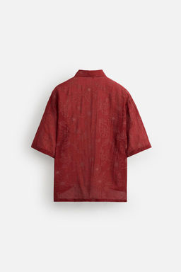 FLORAL TEXTURED SHIRT  OTIS KWAME KYE QUAICOE - Zara фото 8