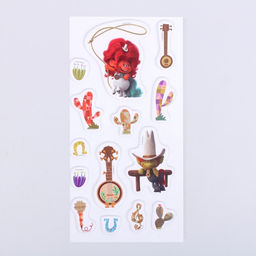 Наклейки зефирные «Тролли»