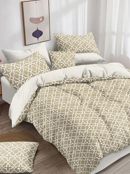 Постельное белье из поплина эксклюзив - Чаровница Евро Мини с Евро простыней (нав. 70х70)