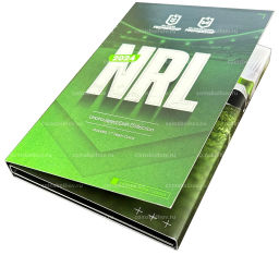 Набор из 17 монет 1 доллар 2024 года Австралия Национальная лига регби (в альбоме)