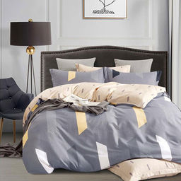 КПБ Сатин Элит - ЭСТЕТИКА 2 сп. с Евро простыней (нав.70х70)