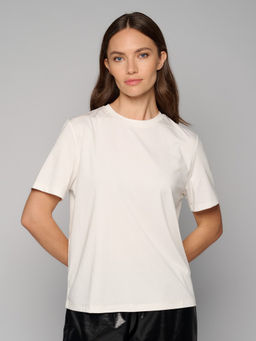 Футболка женская 12411-42022 white - Eleganzza фото 2