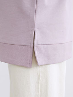 ?i?ekli Oversize Kad?n Sweatshirt Tunik