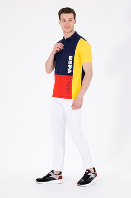 Мужская темно-синяя футболка с воротником-поло Неожиданная скидка в корзине - U.s. polo assn фото 11