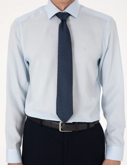A__k Mavi Slim Fit Uzun Kollu G_mlek - Pierre cardin фото 7