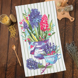 Цена за 2 шт. Полотенце кухонное Цветочная радость 35?60 см